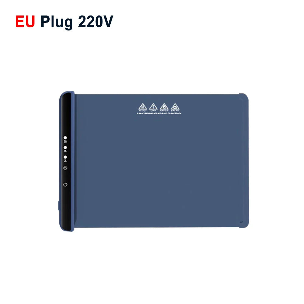 Electric Warming Tray Foldable Food Warmer Fast Heating Portable Dining Table Warmer Food Warmer Mat with Full Surface Heating