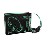 TOXIN Trend X Retro Wireless Bluetooth Headphones Over-Ear Lightweight Foldable with Microphone Comfortable Earpads for Music