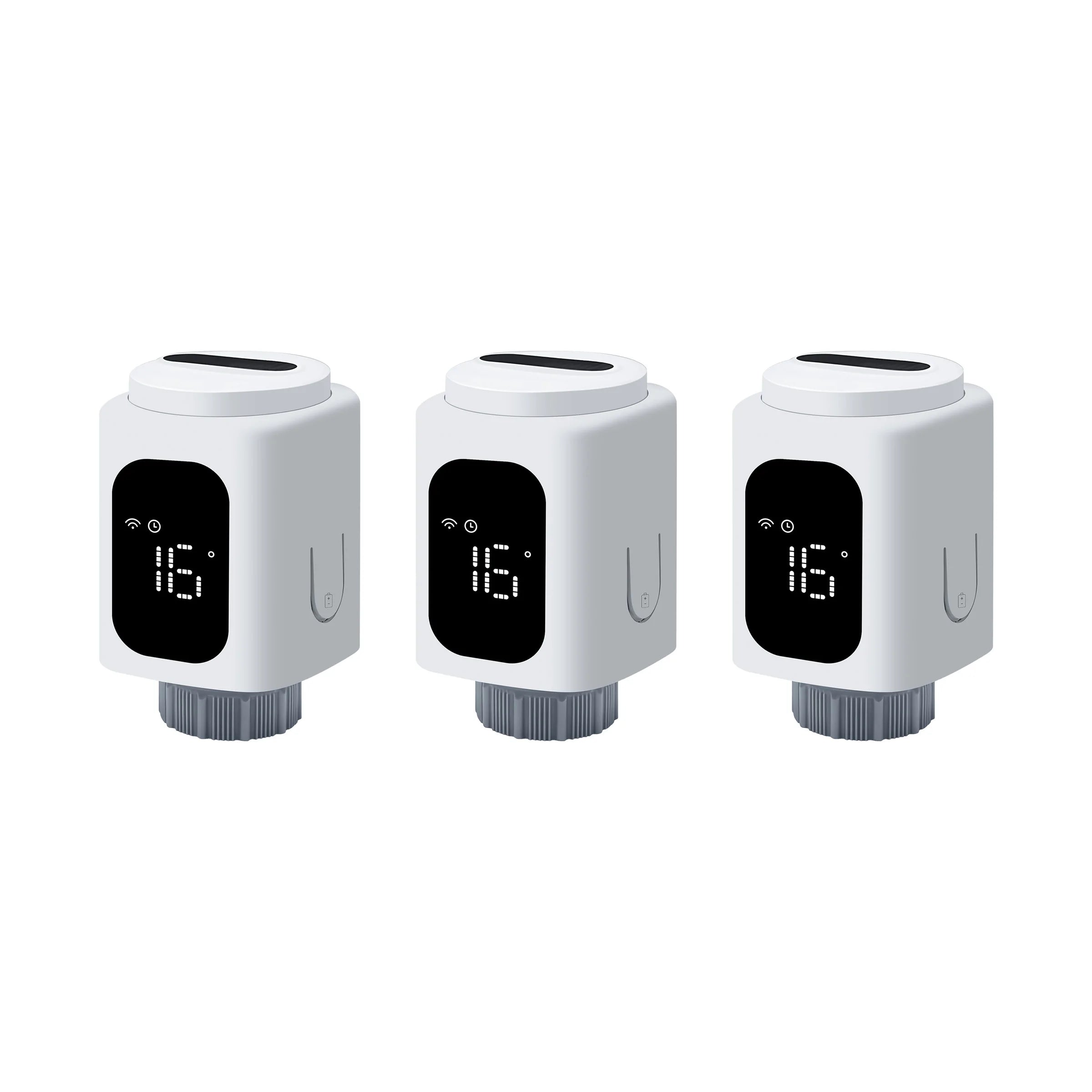 GIRIER Tuya Smart Radiator Thermostat WiFi Thermostatic Radiator Valve Programmable Temperature Controller Supports Geo Fenching