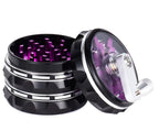 2.5inch Handle Herb Grinder Large 4-layer Manual Pepper Salt Mortar Spice Mill Raw Grass Tobacco Grinder Cigarette Smoking Tool