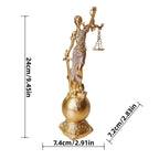 Justice Fairness Goddess Statue ThemisGoddess Of Justice Statue Greek Mythology Ornaments Justice Blind Statues Home Decor