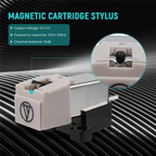 IIJJ-AT3600L Magnetic Stylus LP Vinyl Record Player Needle for Turntable Phonograph Platenspeler Records Player 2PCS