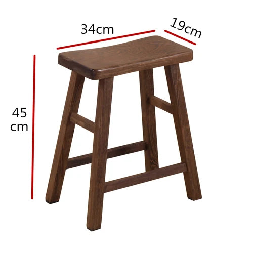 Chicken wing wooden bathing stool solid wood small bench stool child mini Chinese home living room baby adult wooden stool ZM11