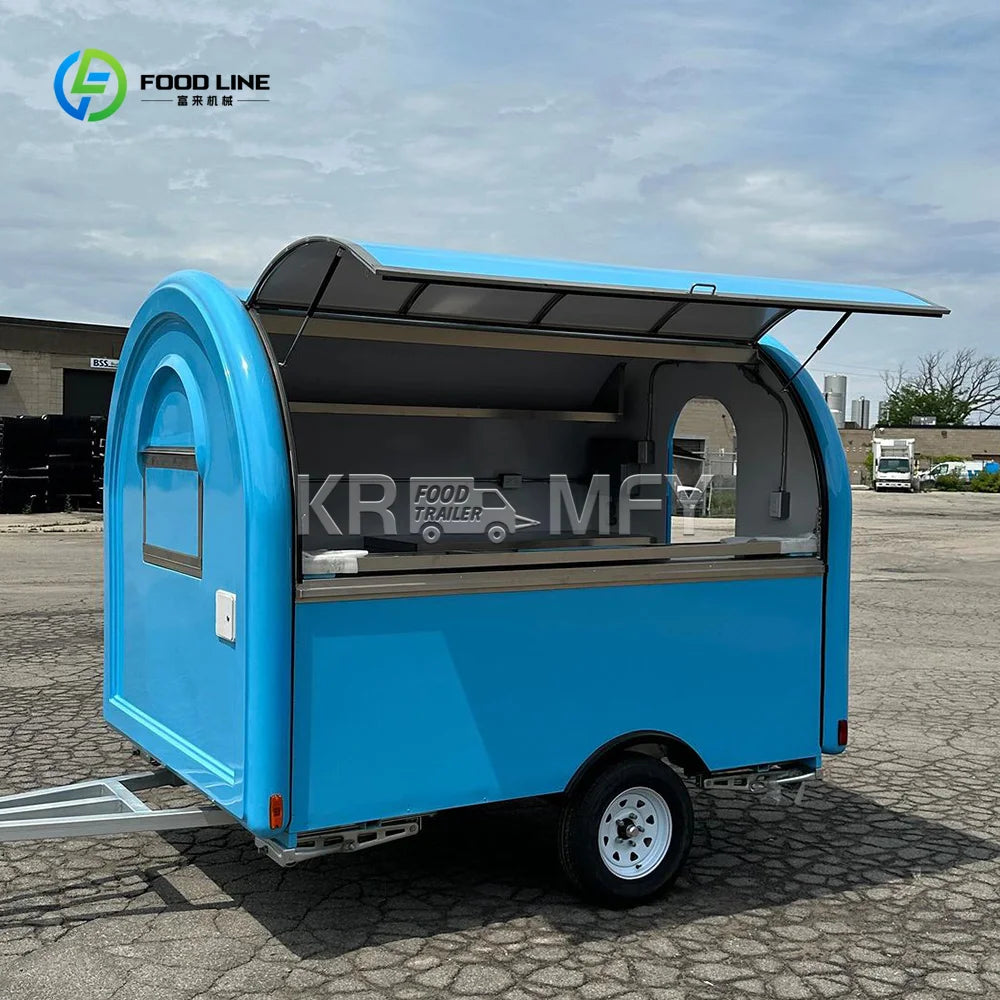China China Mobile Kitchen Food Trailers Fully Equipped Food Truck Trailers with Full Kitchen Equipment