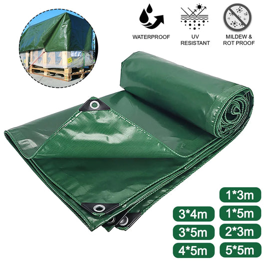 PVC Tarpaulin Rainproof Cloth Shade Sails 400g/㎡ Tent Garden Plant Canopy Truck Canopy Outdoor Waterproof Shading Sail Sunshade