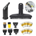A66T 10-Piece Accessory Set for Karcher Steam Cleaners SC1, SC2, SC3, SC4, SC5 - Includes Nozzles, Brushes, and Cloths