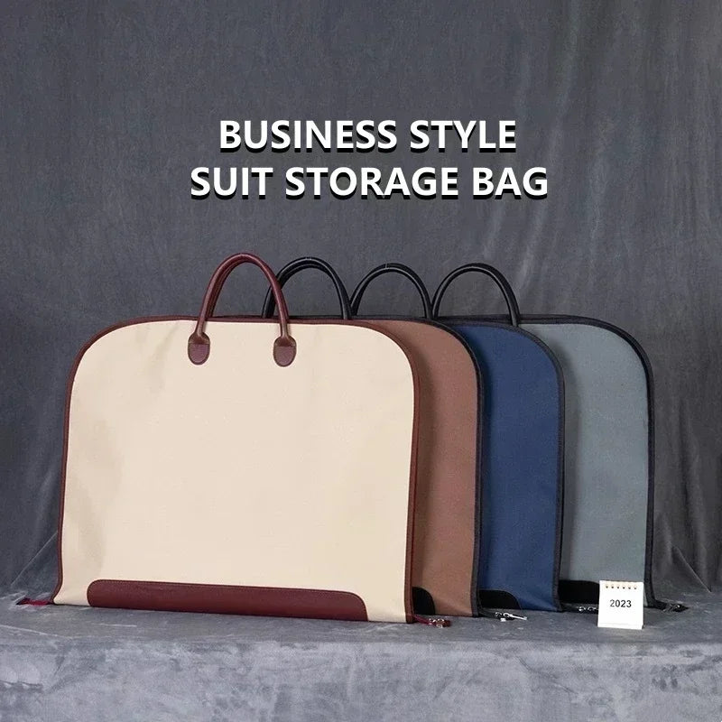 Premium Suit Cover Bag Waterproof Garment Bag with Handle Protective Cover for Clothes Suit Case Dustproof Clothes Organizer