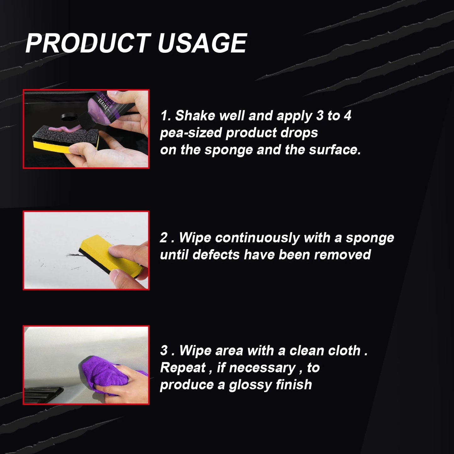Auto Scratch Remover Nano Wax Polish Spray – Scratch-Free Coating & Shine Restoration | AlluCanFind