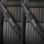 Car seat belt cover for Fiat 500 Breathable shoulder pad Driver shoulder care for adults and children car accessories interior