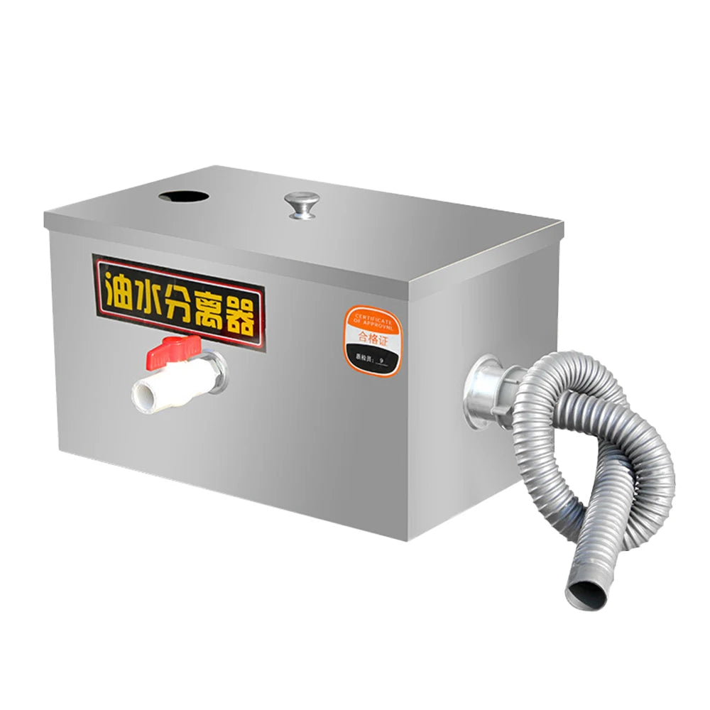 Grease Trap Interceptor Stainless Steel Waste Water Fat Separator Oil Separator for Kitchen