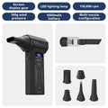 Powerful Turbo Fan X3 Electric Air Duster with 3 Gear 130000RPM 52m/s Brushless Portable Dust Blower Gun Cleaning Blower Tool