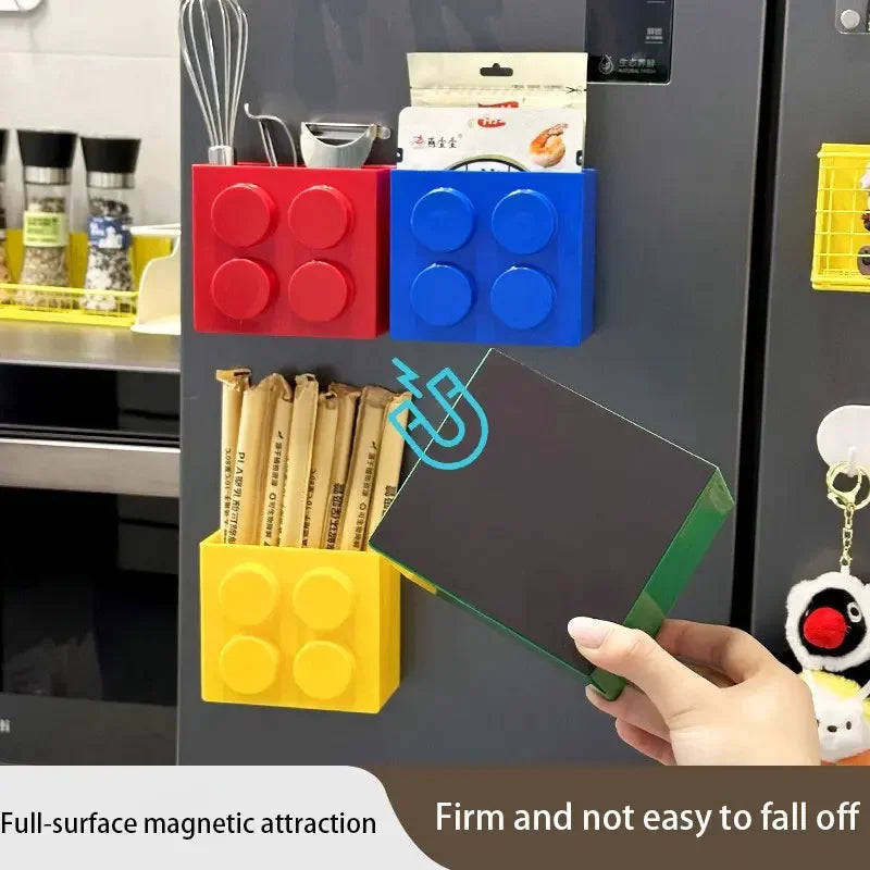 Refriger Atorstorage Rack Magnetic Wall-mounted Kitchen Sundry Items Storage Box Refrigerator Side Storage Rack