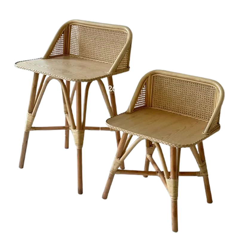 Nordic Small Vanity Table Portable Rattan Minimalist Unique Makeup Desk Dressers Seating Corner Coiffeuse De Chambre Furniture
