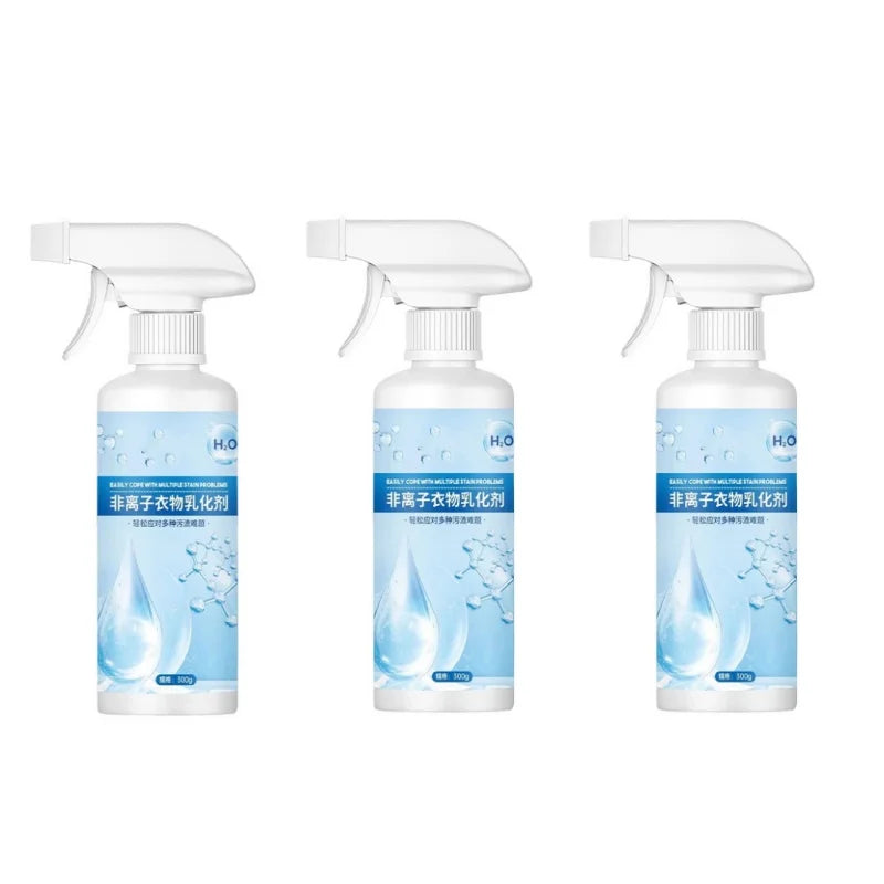 Oil Stain Cleaning Fluid Percarbonate Soda Liquid Detergent Ionic Emulsifier Stain Treater Spray Fabric Rust Remover Baking Home