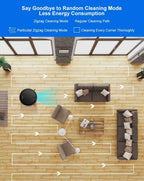 Liectroux L200 Robot Vacuum Cleaner Max 4000Pa Suction Smart Mapping 230ml Electric Control Water Tank