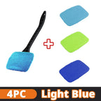 Car Window Cleaner Brush Kit Windshield Microfiber Cleaning Wash Tool
