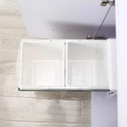 Kitchen Sink Trash Can Large Kitchen Cabinet Recycle Bin Food Waste Litter Bins Dustbin Recycling Trash Sorting Home Appliance