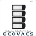 Ecovacs Deebot X1 OMNI / T10 OMNI Robot Vacuum Cleaner Spare Parts, Rubber / Side Brush, Cover,Hepa Filter, Mop Rag, Dust Bag