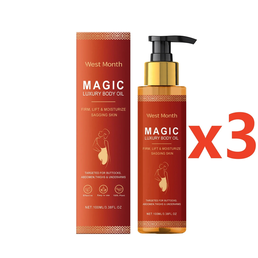Magic Body Firming Oil Tightening Hydrating Dry Skin Anti-Aging Cellulite Remover Massage Refreshing Post-Shower Luxury Body Oil