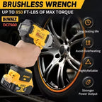 DEWALT DCF900 kit 1/2 inch brushless cordless high torque impact wrench, 1396N. M, power tool DEWALT 20V battery charger