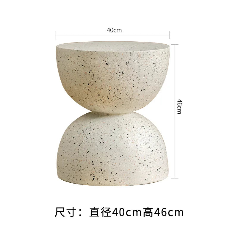 Nordic Designer Side Table B&B Small Round Table Creative Small Coffee Table Ins Internet Celebrity Cream Style Sofa Side Table