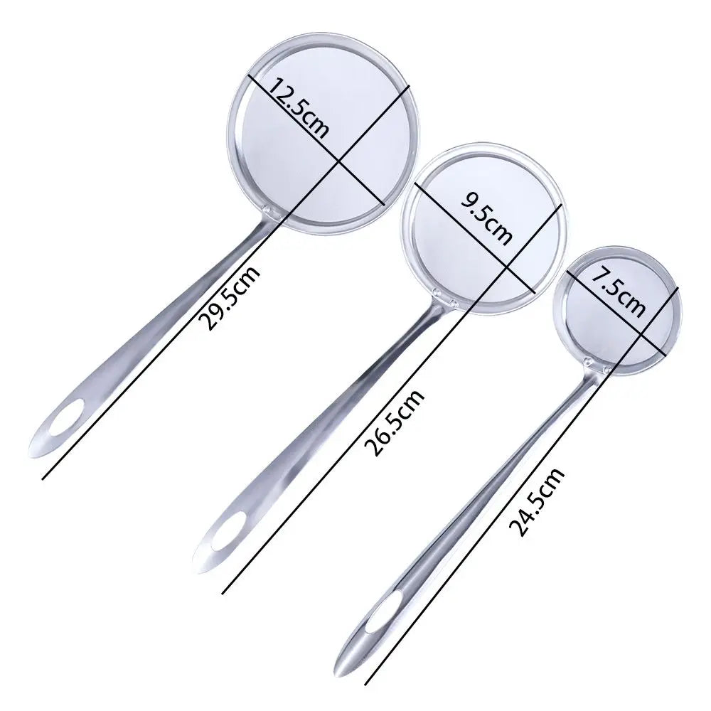 Stainless Steel Practical Kitchen Kitchen Gadget Baking Cooking Tool Filter Spoon Strainer Oil Skimmer Colander