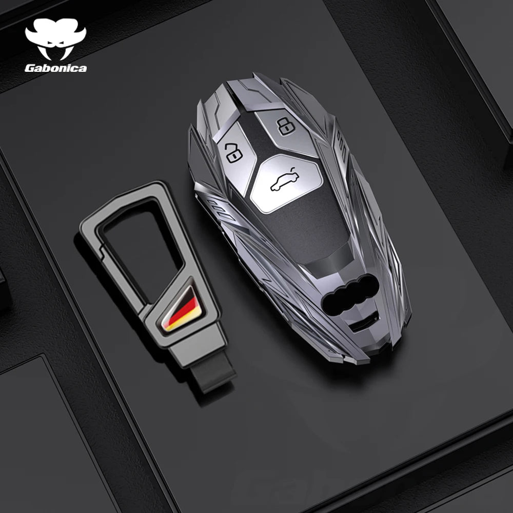 Alloy Car Key Case Cover Shell Fob For Audi A1 A3 Q2L Q3 S3 S5 S6 TT TTS Q7 Q5 A6 A4 A4L Q5L A5 A6L A7 A8 Q8 S4 S8 Accessories