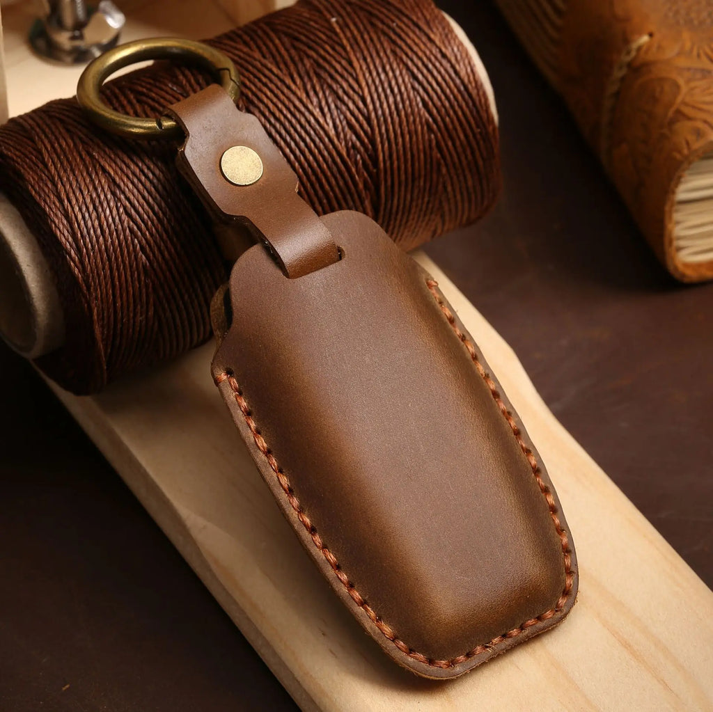 Car Key Case Cover Leather 4 Button Fob for Haval Jolion H6 H7 H4 H9 F5 F7 H2S Big Dog Great Wall Euler White Cat Keyring Holder
