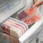 Clear Kitchen Accessories For Fruit Ginger Garlic Compartment Fresh-keeping Meat Container Storage Box Crisper Vegetable Case