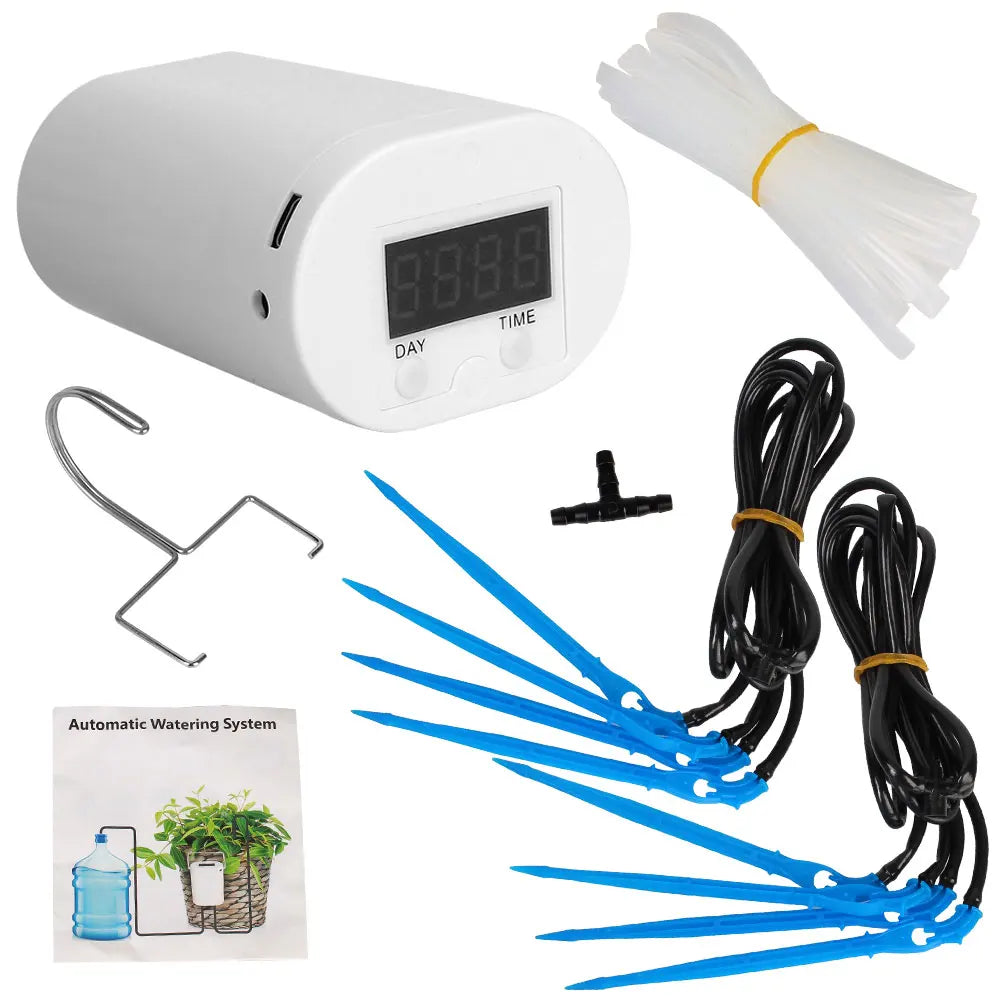 Outdoor Flower Plant Home Sprinkler 8/4/2 Head Automatic Watering Pump Controller Drip Irrigation Device Pump Timer System