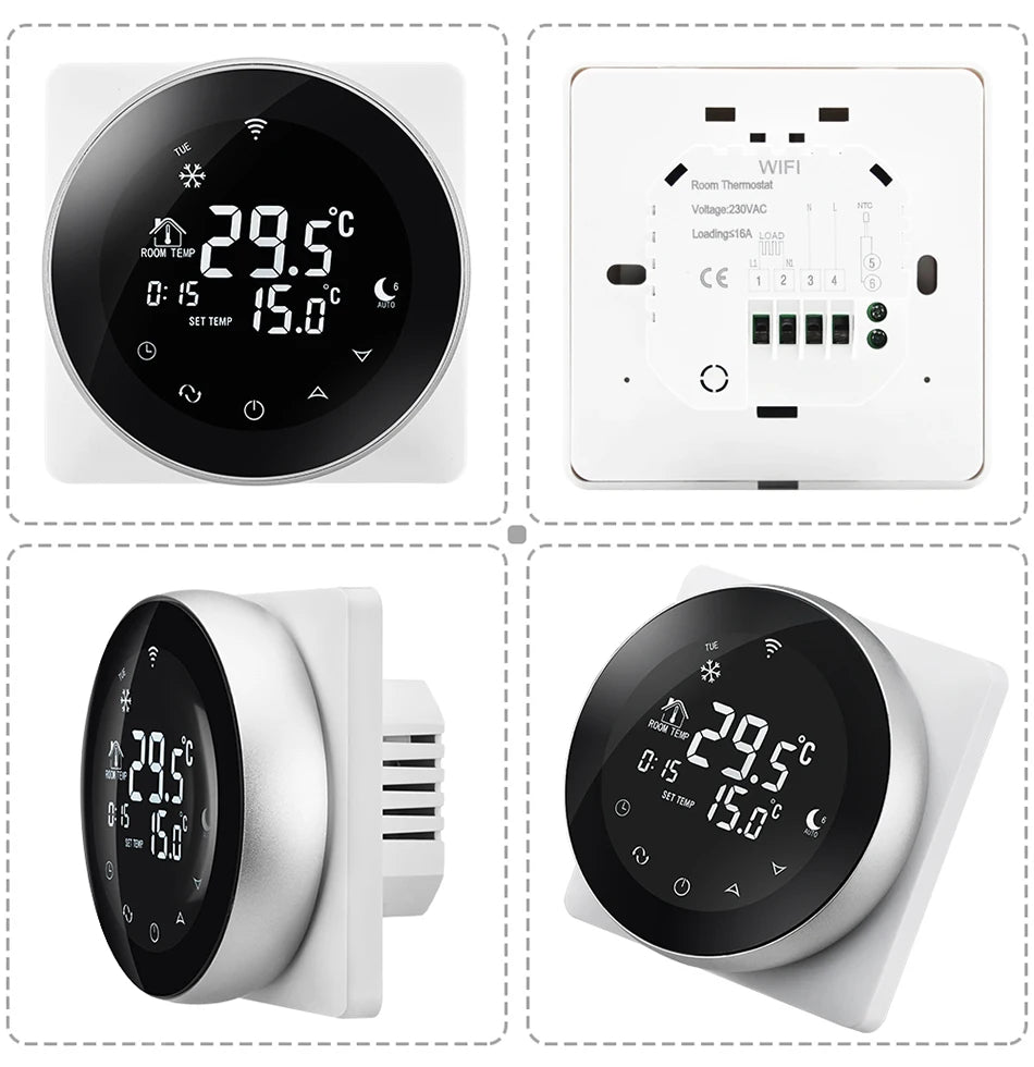 Beok Smart Thermostat for Gas Boiler Warm Floor Heating programmable Temperature Controller clearance sale