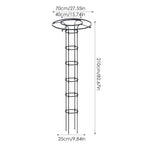 Indoor Trellis Detachable Garden Obelisk Trellis Plants Climbing Holder For Indoor Outdoor Garden Yard Gardening Supplies