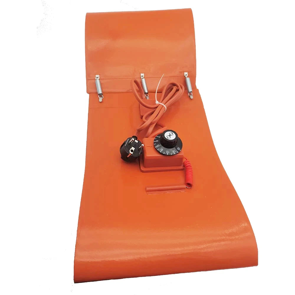 Custom Electric Oil Drum Silicone Heating Belt Silicone Band Drum Heater Silicone Rubber Heater Oil Gas Tank Metal Barrel Heater