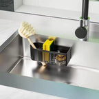 1pc Kitchen Drain Rack Kitchen utensils storage basket used for storing cleaning tools sponge cleaning drying drain basket