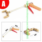 Fan Shaped High-pressure Spray Gun Large Area Combined Orchard Greenhouse Atomization Hand Pressure Sprinklers 1/4'' Adapter