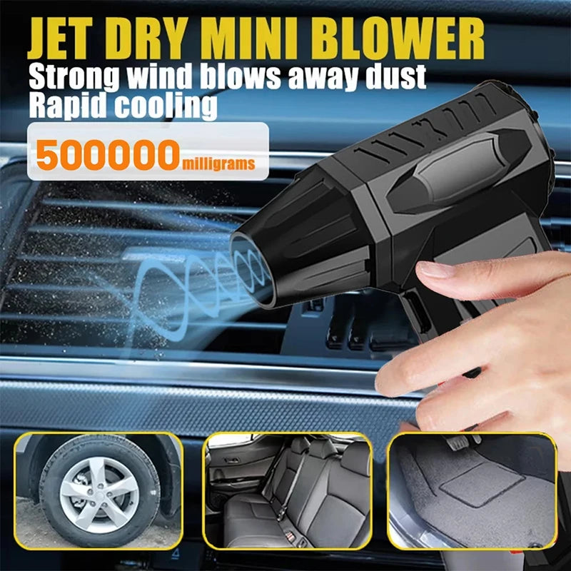 Xiaomi Super Violent Blower 1000000RPM Brushless Turbo Jet Blower 10000mAh Fast Charging Duct Fan 300G Thrust Cleaning Tool ﻿