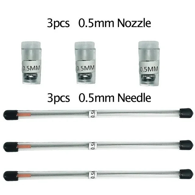 Onnfang 0.2/ 0.3/0.5mm Airbrush Cleaning Pot Glass Jar Bottles Filter Frosted Spray Gun Cleaner Tools Set Airbrush Accessories