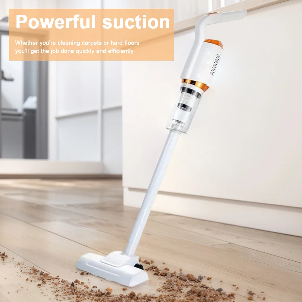 Handheld Wireless Vacuum Cleaner USB Rechargeable 120W Electric Sweeper Large Suction Vacuum Cleaner for Home Car Use
