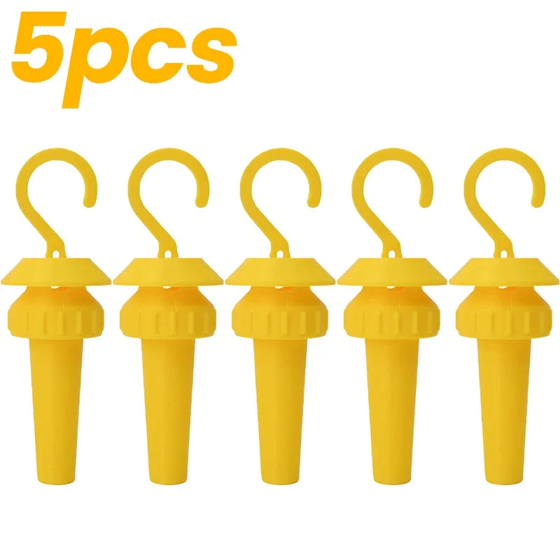 1/20pcs Garden Plastic Fruit Fly Trap Killer Anti Pest Insect Wasp Control Attracting Trapping Drosophila Hanging Trap Catcher