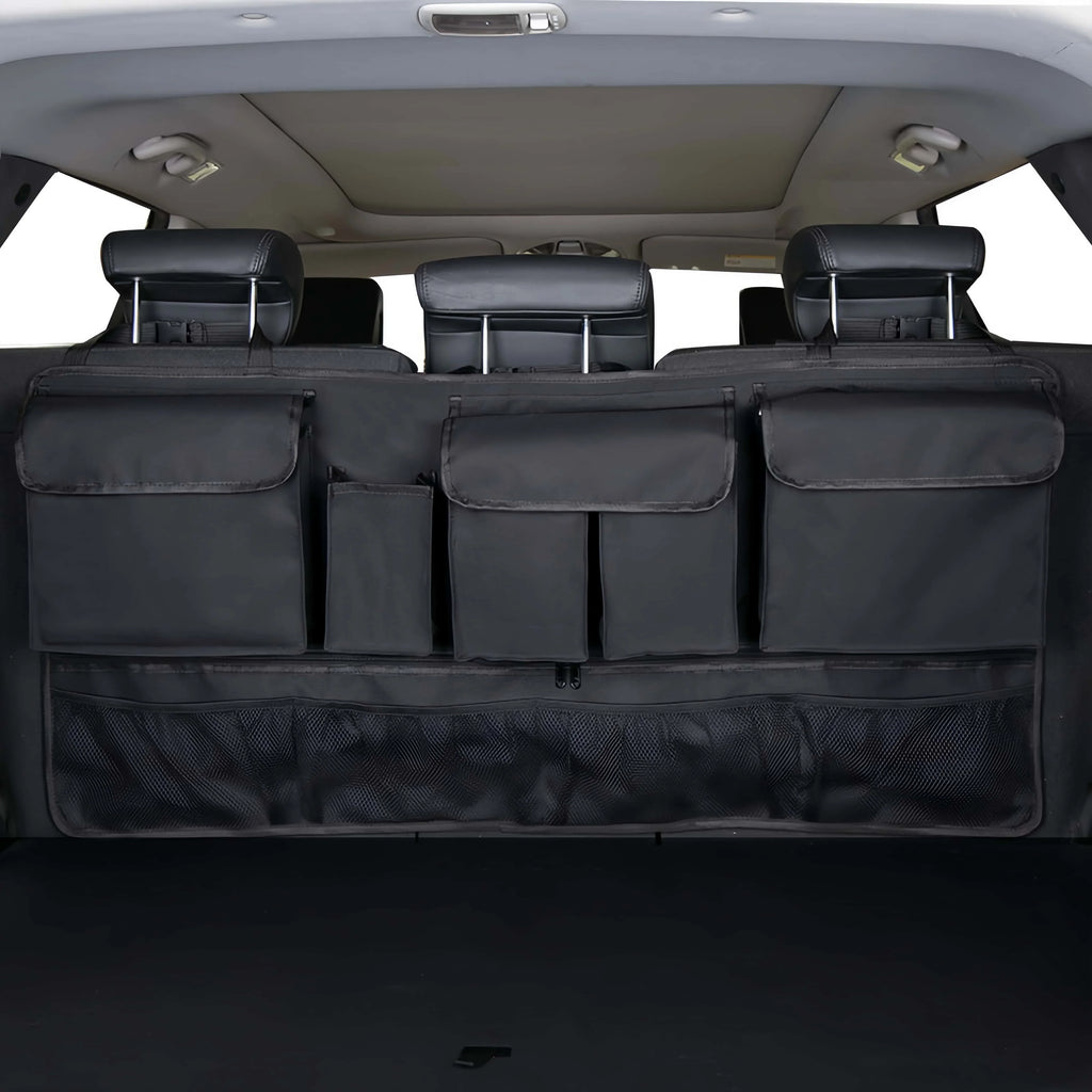 Multi-Pocket Car Back Seat Hanging Organizer Storage Bag with 9 Pockets Waterproof Oxford Cloth Auto Back Seat Bag Universal
