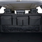 Multi-Pocket Car Back Seat Hanging Organizer Storage Bag with 9 Pockets Waterproof Oxford Cloth Auto Back Seat Bag Universal