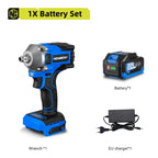 NEWBENY 1000N.m Brushless Electric Wrench 3 Gear Cordless Handheld Impact Wrench Driver Power Tool For Makita 18V Battery Pin
