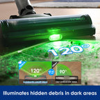 Tineco Pure ONE A50S Cordless Stick Vacuum Cleaner, 185W Suction, 70Min Runtime, 1L Larger Dustbin, 3DSense Power Brush