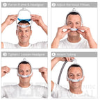 Resmed Airfit P30i Replacement Parts, Headgear, Frame, Pillow Cushion(M/L/S), Adjustable and Comfortable Nasal Supplies for P30i