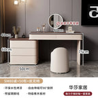 Makeup Mirror Wooden Dresser Set Bedroom Brown Natural Modern Vanity Dressers Nordic Storage Drawer Coiffeuse House Accessories