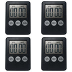 10-1PC Mini Electronic Timer Stopwatch LCD Display for Sports Exercise Baking Cooking Digital Timer Multi-Function Kitchen Timer
