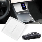 Wireless Charger Pad Silicone Mobile Phone Non-Slip Mat Scratch-Resistant Anti-Slip Charger Pad Cover for Tesla Model 3 Highland