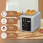 6-In-1 Smart Touch Screen, Breakfast Maker, Multifunction, Sandwich Maker, Toast, Waffles