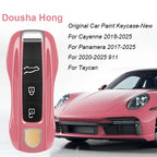 Key Case For Porsche Panamera Spyder Carrera Macan Boxster Cayman Cayenne 911 970 981 991 Smart Remote Key Case Fob Covers Bag