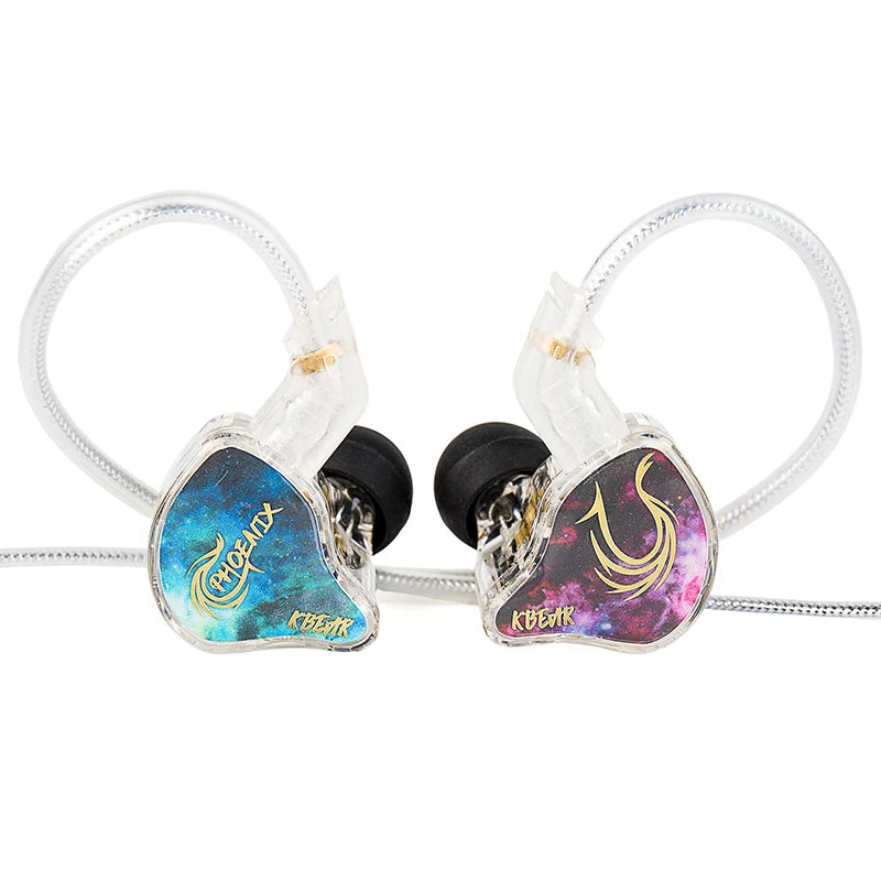 KBEAR Phoenix 10mm DD with Double Magnet Headphone with 3.5mm/Type-c In Ear Earphones Noise Cancelling HIFI Sport Gaming Headset
